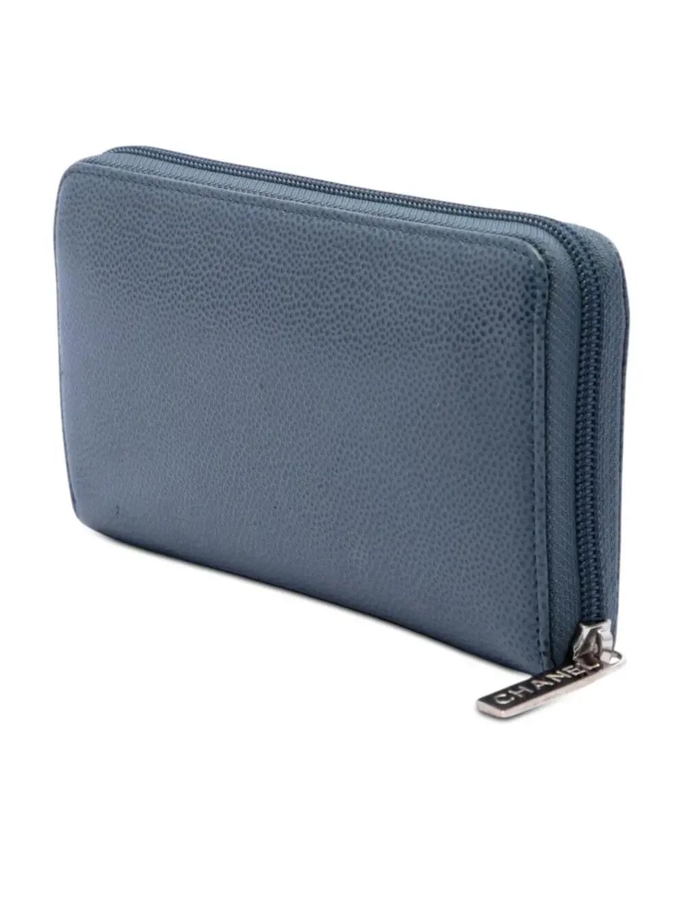 Chanel Cc Caviar Zip Around Long Wallet #320457C60B